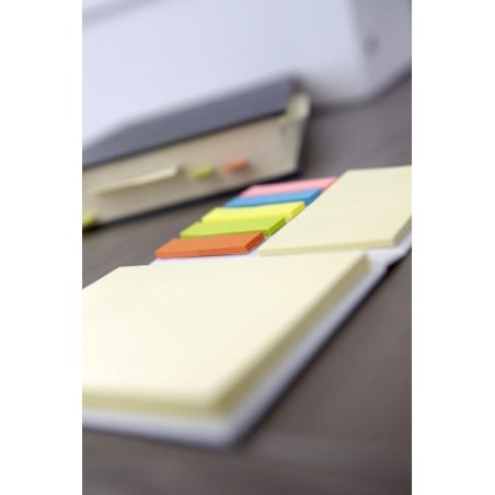 Etui pratique et coloré avec papier repositionnable Duke Matières : carton Couleurs : bleu marquage couleur éclatante