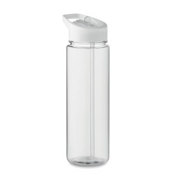 Bouteille  en RPET de 650ml - ALABAMA Matières : PET recyclé Couleurs : blanc goodies personnalisé en stock