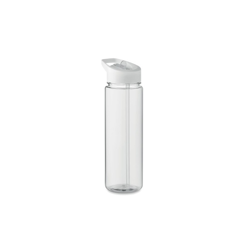 Bouteille  en RPET de 650ml - ALABAMA Matières : PET recyclé Couleurs : blanc goodies personnalisé en stock