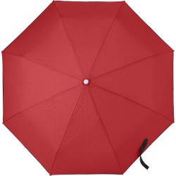 Parapluie pliable personnalisé en cadeau publicitaire Jamelia Matières : polyester Couleurs : rouge livraison express 24h 48h