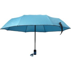 Parapluie pliable personnalisé en cadeau publicitaire Jamelia Matières : polyester Couleurs : rouge marquage couleur éclatante