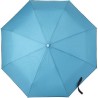 Parapluie pliable personnalisé en cadeau publicitaire Jamelia Matières : polyester Couleurs : bleu clair goodies publicitaire év
