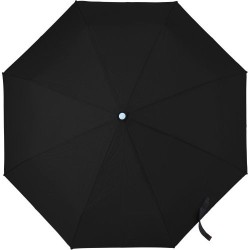 Parapluie pliable personnalisé en cadeau publicitaire Jamelia Matières : polyester Couleurs : noir cadeau entreprise pas cher