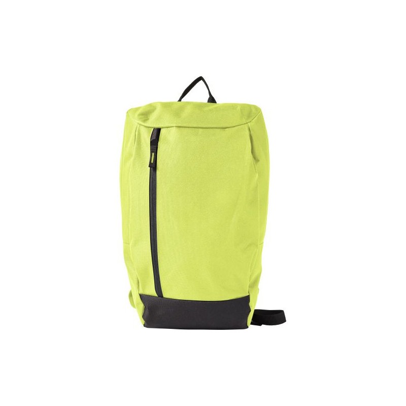 Sac à dos personnalisé en polyester 600D pour loisirs Arisha Matières : polyester Couleurs : vert citron goodies publicitaire év