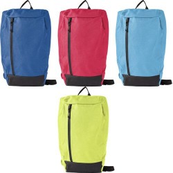 Sac à dos personnalisé en polyester 600D pour loisirs Arisha Matières : polyester Couleurs : vert citron impression haute défini