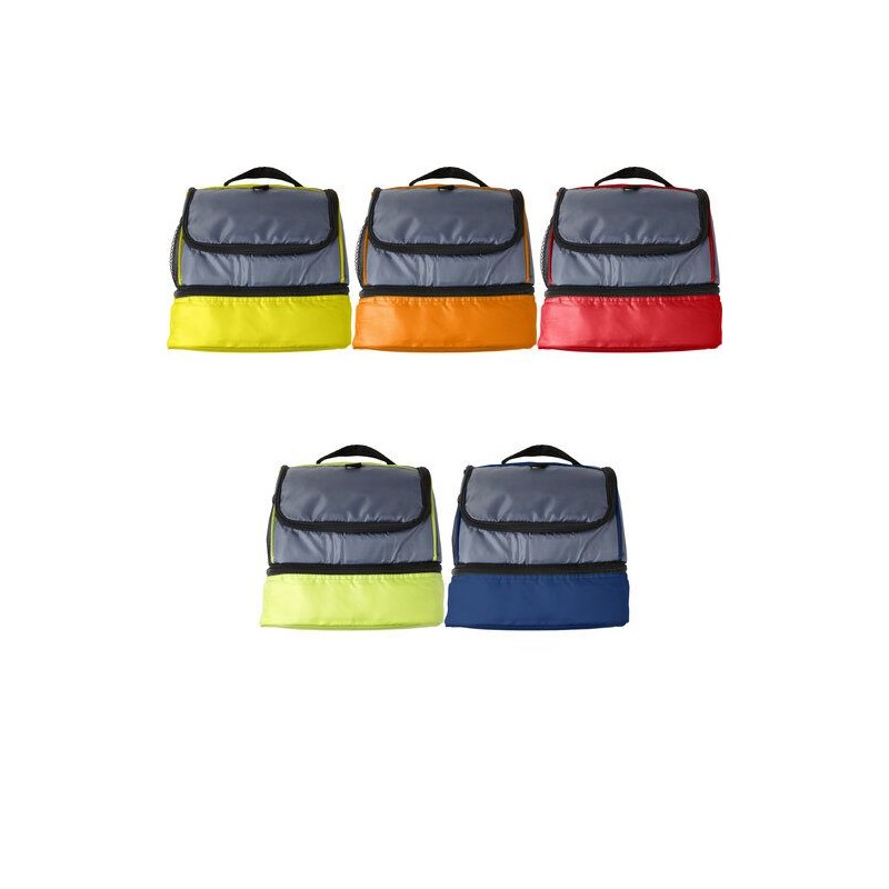 Sac isotherme personnalisé en polyester pour sorties Jackson Matières : polyester Couleurs : jaune objet promotionnel éco-respon