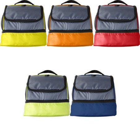 Sac isotherme personnalisé en polyester pour sorties Jackson Matières : polyester Couleurs : jaune objet promotionnel éco-respon