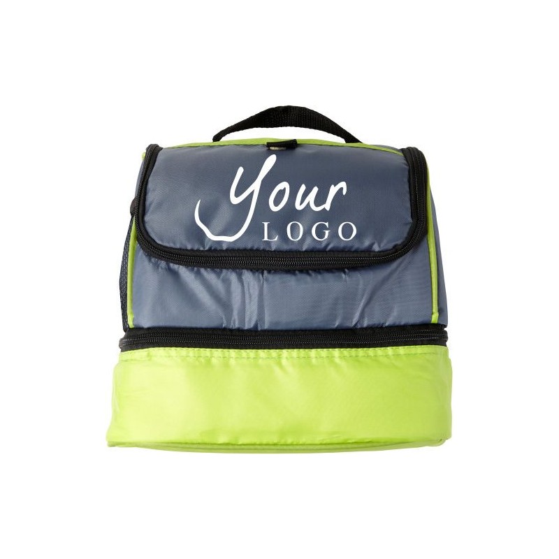 Sac isotherme personnalisé en polyester pour sorties Jackson Matières : polyester Couleurs : jaune goodies publicitaire événemen