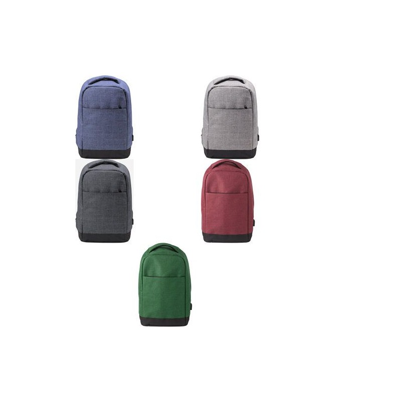 Sac à dos antivol en polyester pour ordinateur Cruz Matières : polyester Couleurs : anthracite cadeau collaborateur premium