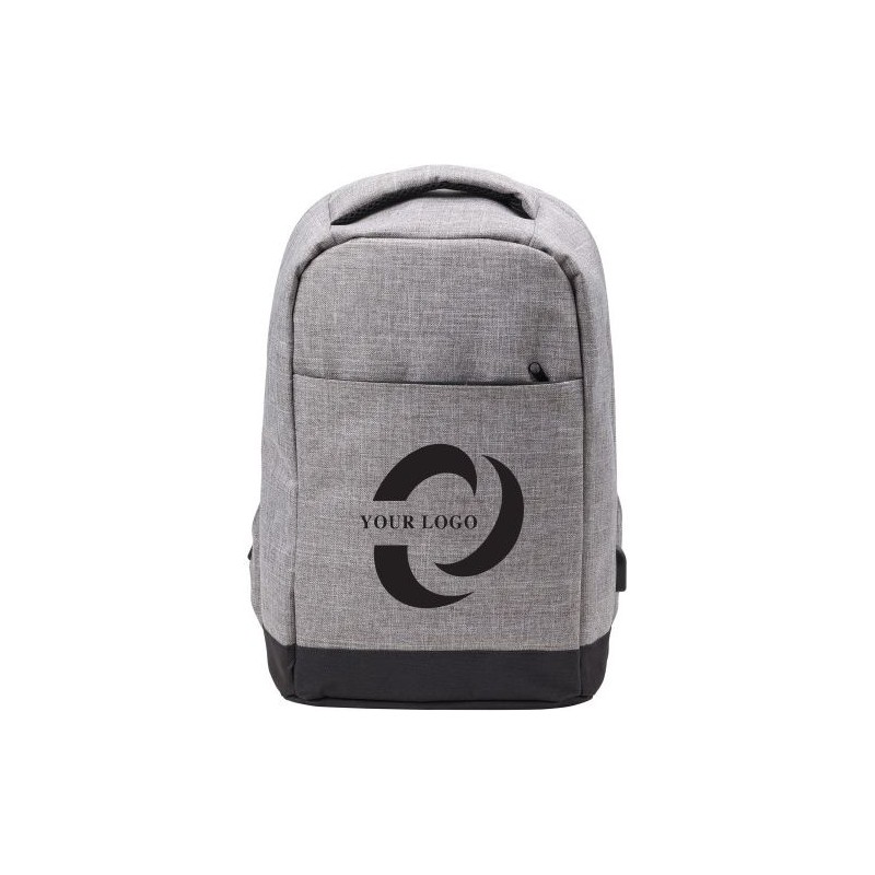 Sac à dos antivol en polyester pour ordinateur Cruz Matières : polyester Couleurs : anthracite goodies personnalisé en stock