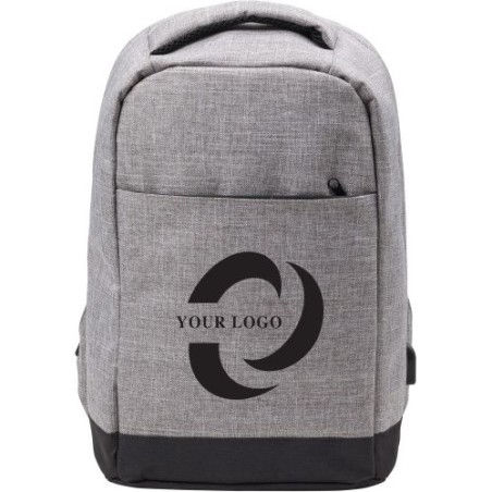 Sac à dos antivol en polyester pour ordinateur Cruz Matières : polyester Couleurs : anthracite goodies personnalisé en stock