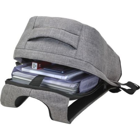 Sac à dos antivol en polyester pour ordinateur Cruz Matières : polyester Couleurs : anthracite personnalisation sur mesure