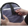 Sac à dos antivol en polyester pour ordinateur Cruz Matières : polyester Couleurs : anthracite personnalisation rapide en France