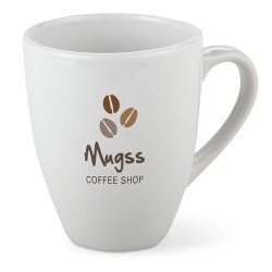 Mug en Grès Éco-responsable Personnalisé 160ml SENSA Matières : grès Couleurs : blanc 2