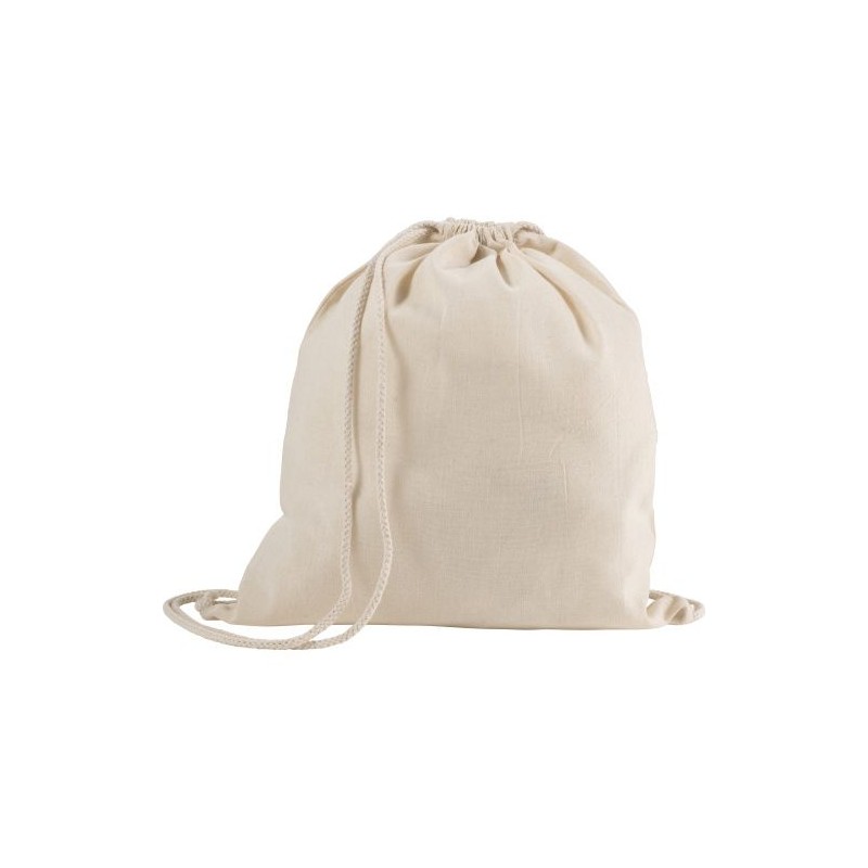 Sac à dos personnalisé en coton - Idéal pour entreprises Dominique Matières : coton Couleurs : kaki personnalisable avec votre l