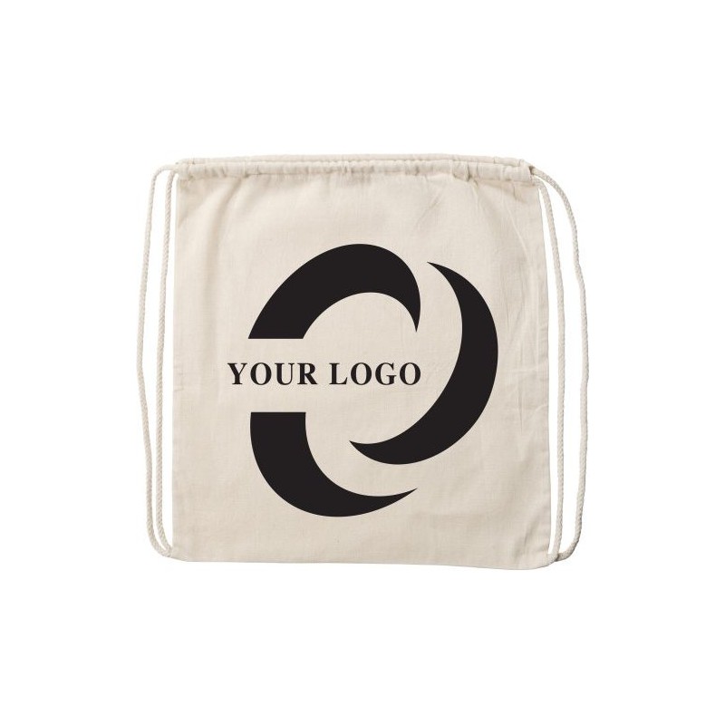 Sac à dos personnalisé en coton - Idéal pour entreprises Dominique Matières : coton Couleurs : kaki goodies publicitaire événeme