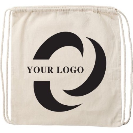 Sac à dos personnalisé en coton - Idéal pour entreprises Dominique Matières : coton Couleurs : kaki goodies publicitaire événeme