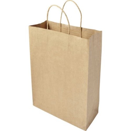 Sac en papier personnalisé - Rumaya Matières : papier Couleurs : brun goodies publicitaire événementiel