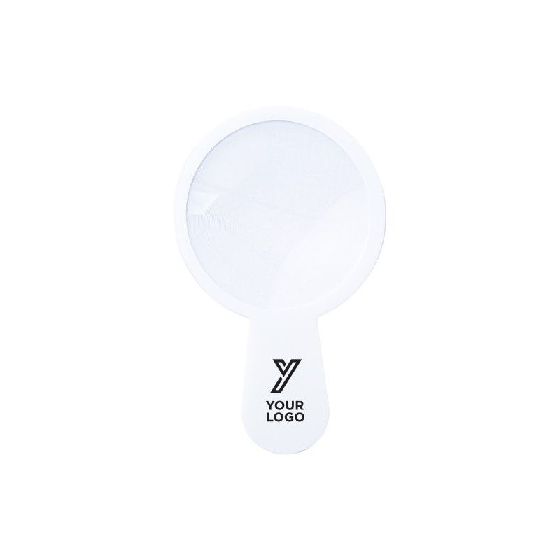 Loupe personnalisée en PVC pour votre bureau - Brennan Matières : PVC Couleurs : blanc goodies publicitaire événementiel