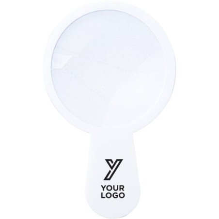 Loupe personnalisée en PVC pour votre bureau - Brennan Matières : PVC Couleurs : blanc goodies publicitaire événementiel