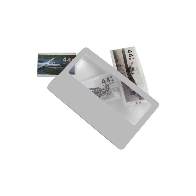 Loupe pratique personnalisée en PVC - Evaristo Matières : PVC Couleurs : blanc personnalisable avec votre logo