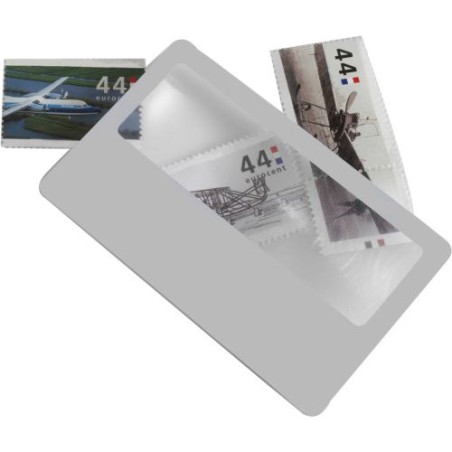 Loupe pratique personnalisée en PVC - Evaristo Matières : PVC Couleurs : blanc personnalisable avec votre logo