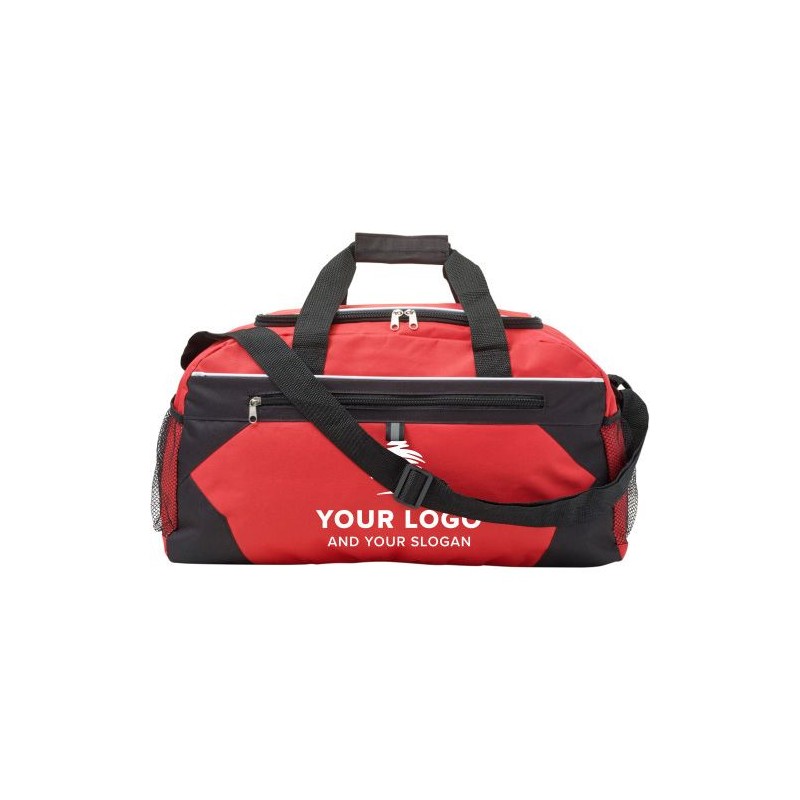 Sac de sport personnalisé en polyester idéal pour vos loisirs - Daphne Matières : polyester Couleurs : noir objet publicitaire r
