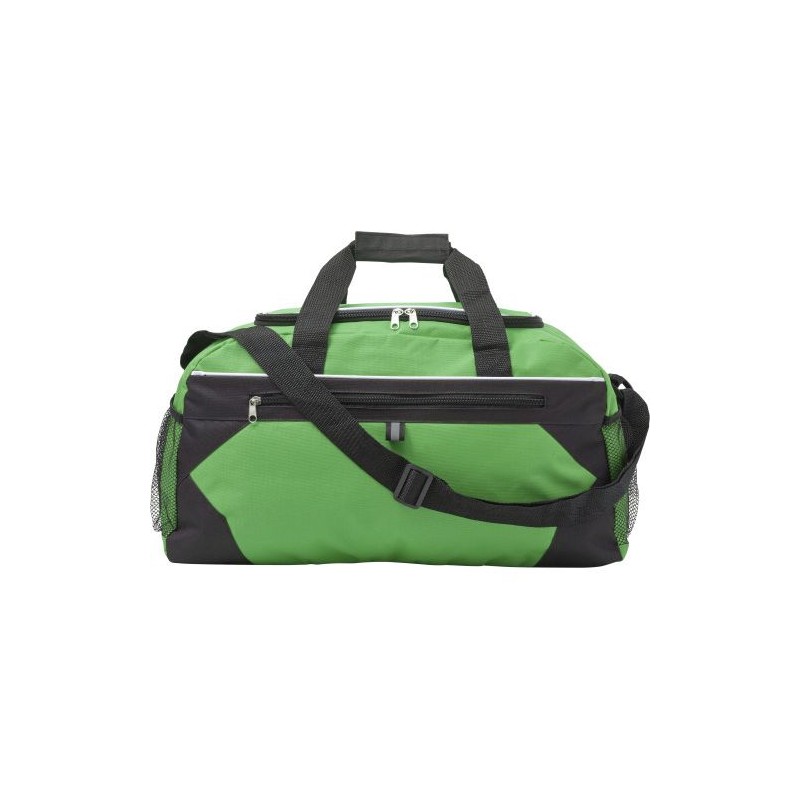 Sac de sport personnalisé en polyester idéal pour vos loisirs - Daphne Matières : polyester Couleurs : vert personnalisable avec