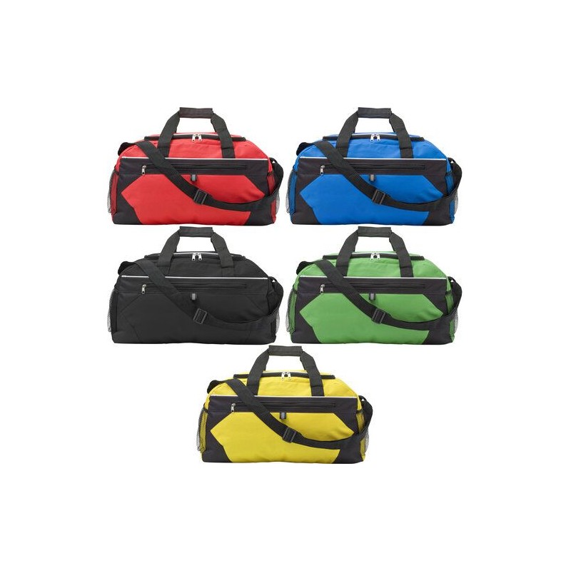 Sac de sport personnalisé en polyester idéal pour vos loisirs - Daphne Matières : polyester Couleurs : vert objet promotionnel é