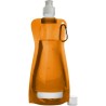 Gourde pliable  de 420 ml en PP - Bailey Matières : polyéthylène (PE) Couleurs : orange