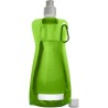 Gourde pliable  de 420 ml en PP - Bailey Matières : polyéthylène (PE) Couleurs : vert clair marquage laser ultra précis