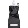 Gourde pliable  de 420 ml en PP - Bailey Matières : polyéthylène (PE) Couleurs : noir objet promotionnel éco-responsable