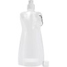 Gourde pliable  de 420 ml en PP - Bailey Matières : polyéthylène (PE) Couleurs : blanc personnalisable avec votre logo