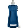 Gourde pliable  de 420 ml en PP - Bailey Matières : polyéthylène (PE) Couleurs : bleu personnalisation rapide en France
