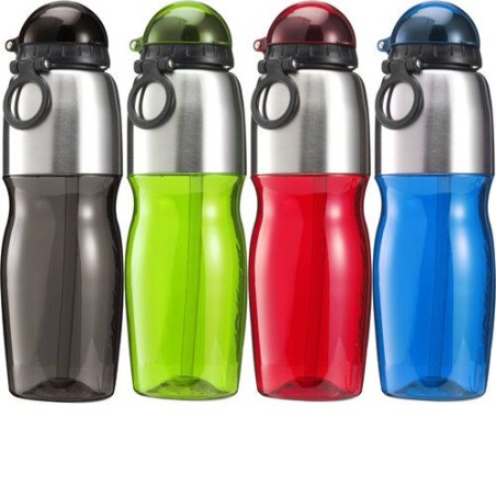 Gourde  800 ml en plastique Emberly Matières : acier inoxydable Couleurs : rouge objet promotionnel éco-responsable