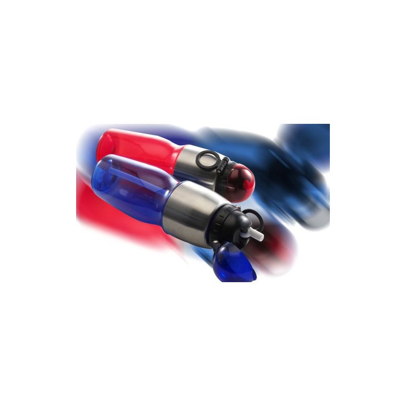 Gourde  800 ml en plastique Emberly Matières : acier inoxydable Couleurs : rouge goodies publicitaire durable