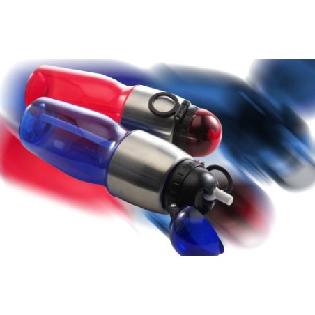 Gourde  800 ml en plastique Emberly Matières : acier inoxydable Couleurs : rouge goodies publicitaire durable