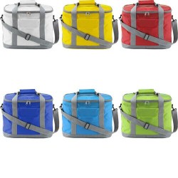 Sac isotherme  en polyester - Juno Matières : nylon Couleurs : jaune personnalisation rapide en France