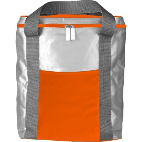Sac isotherme  en PVC - Theon Matières : polyester Couleurs : orange cadeau entreprise pas cher