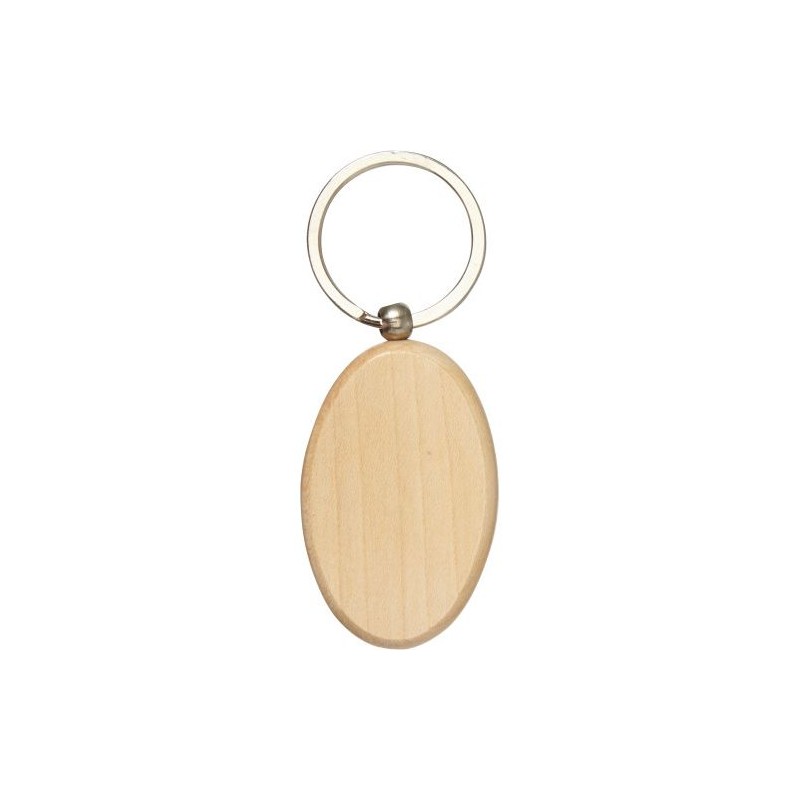 Porte-clés personnalisés en bois - Katherine Matières : bois Couleurs : brun