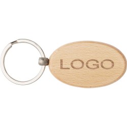 Porte-clés personnalisés en bois - Katherine Matières : bois Couleurs : brun 2