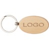 Porte-clés personnalisés en bois - Katherine Matières : bois Couleurs : brun personnalisable avec votre logo