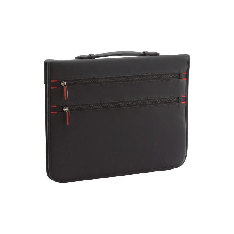 Porte-documents Pratique Publicitaire Éco-responsable Lianna - Accessoire Professionnel Matières : polyester Couleurs : noir per