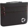 Porte-documents Pratique Publicitaire Éco-responsable Lianna - Accessoire Professionnel Matières : polyester Couleurs : noir imp