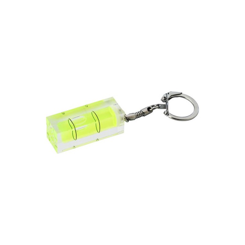 Porte-clés en plastique niveau personnalisé - Katinka Matières : métal Couleurs : naturel personnalisable avec votre logo