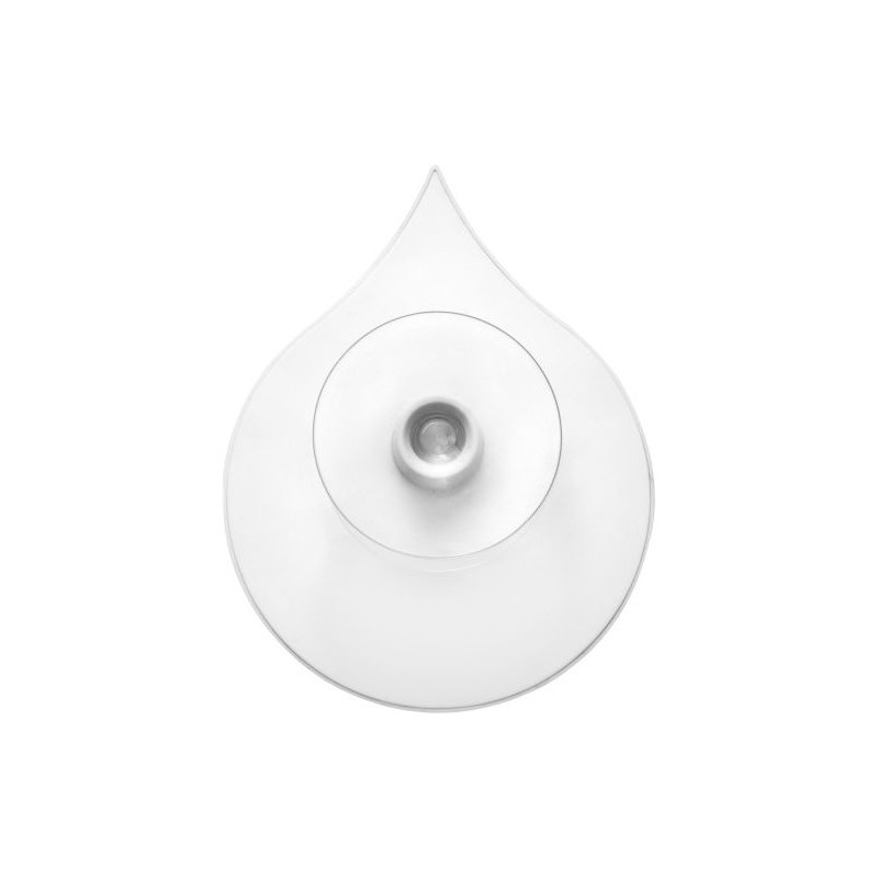 Sablier de douche personnalisé économique pratique Alaya - Accessoire Matières : plastique Couleurs : blanc personnalisable avec
