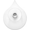 Sablier de douche personnalisé économique pratique Alaya - Accessoire Matières : plastique Couleurs : blanc personnalisable avec