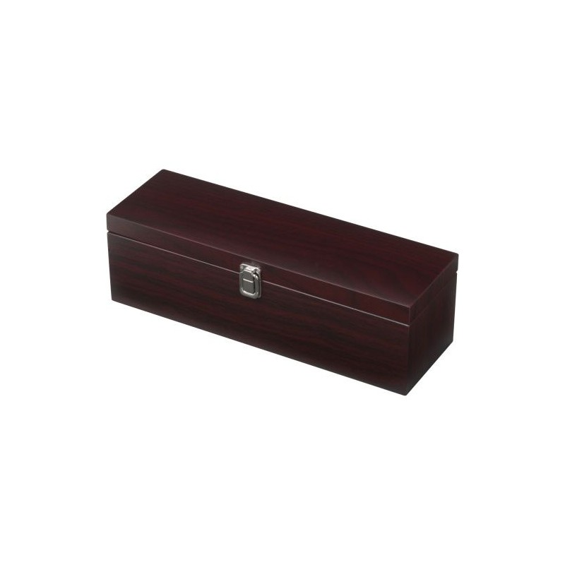 Coffret à vin de luxe personnalisé de 5 pièces Nikita Matières : velours Couleurs : brun personnalisable avec votre logo