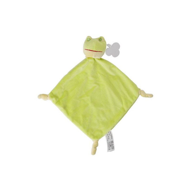 Doudou Personnalisé en Polyester Doux et Sécure - Ameila Matières : polyester Couleurs : vert clair