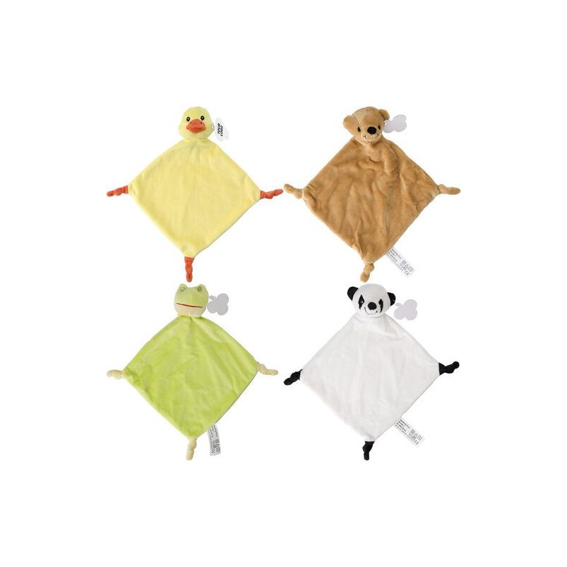 Doudou Personnalisé en Polyester Doux et Sécure - Ameila Matières : polyester Couleurs : vert clair personnalisation rapide en F